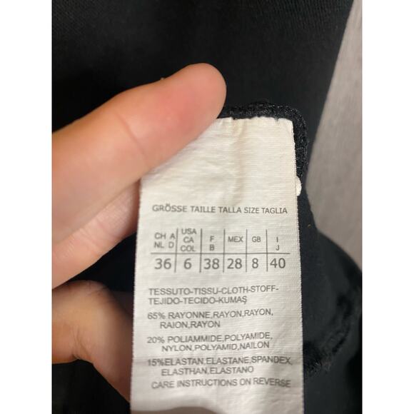 Max Mara Studio Black Fit and Flare Mini Dress - Picture 3 of 6